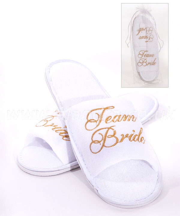 Team Bride Spa Slippers